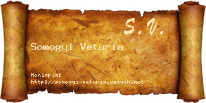 Somogyi Veturia névjegykártya
